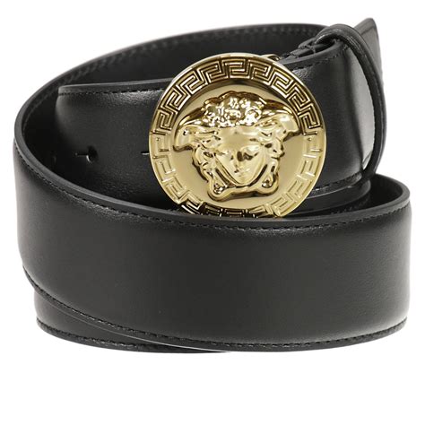 versace scwartz belt|Versace belts for men.